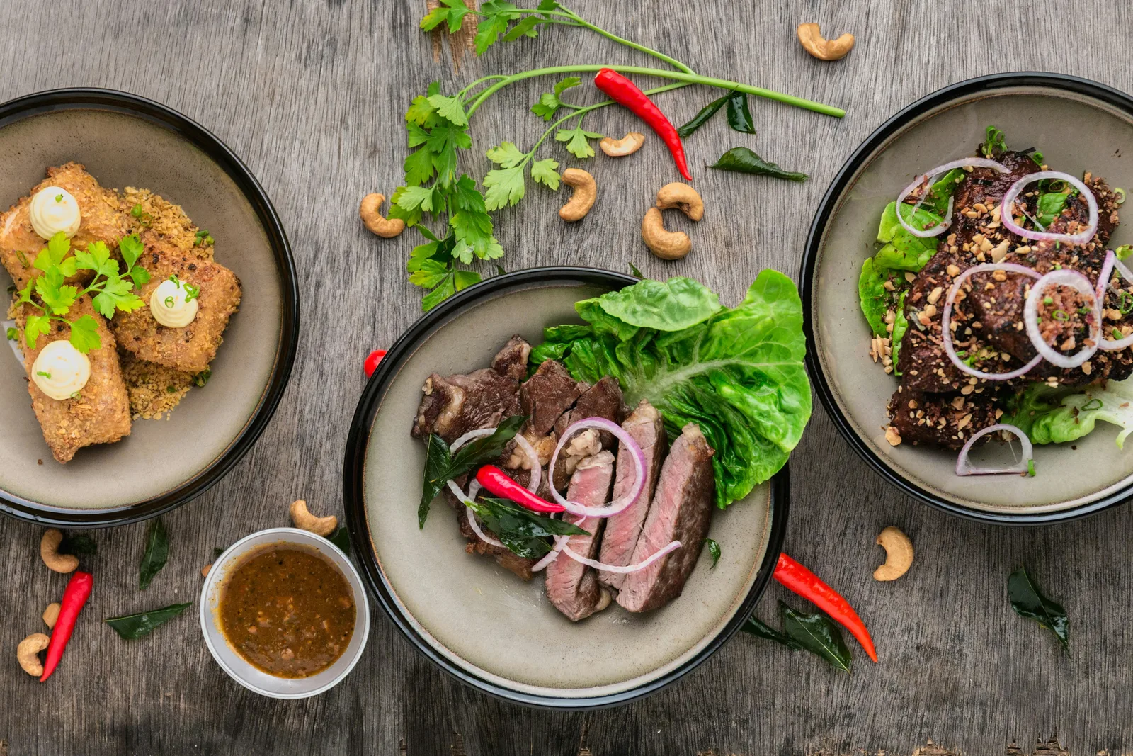 Fresh seasonal ingredients sourced for Aurora's kitchen